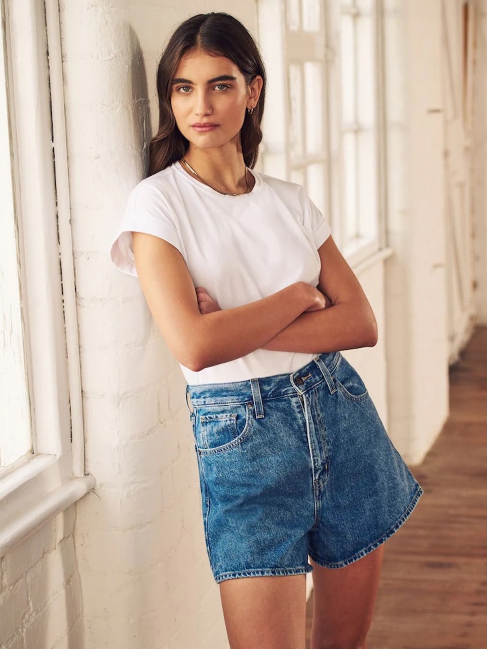 Levi’s High Waisted Mom Shorts